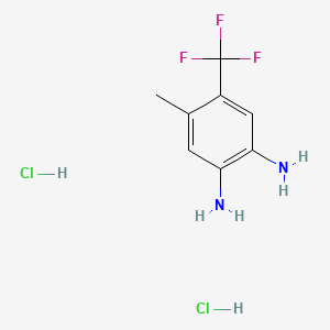 4-Methyl-5-(trifluoromethyl)benzene-1,2-diamine dihydrochloride