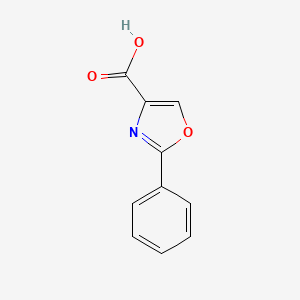 molecular formula C10H7NO3 B1349214 2-苯基-1,3-噁唑-4-羧酸 CAS No. 23012-16-0
