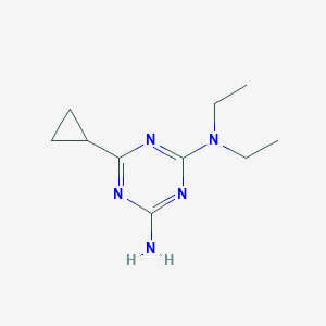 6-Cyclopropyl-n2,n2-diethyl-1,3,5-triazine-2,4-diamine