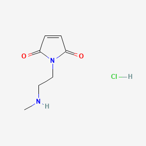 1-[2-(methylamino)ethyl]-2,5-dihydro-1H-pyrrole-2,5-dione hydrochloride