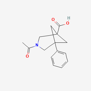 3-Acetyl-5-phenyl-3-azabicyclo[3.1.1]heptane-1-carboxylic acid