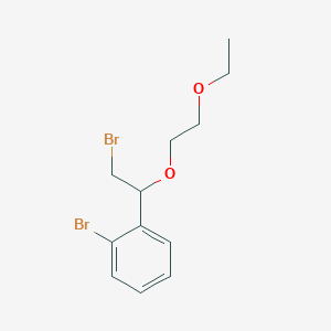 1-Bromo-2-(2-bromo-1-(2-ethoxyethoxy)ethyl)benzene