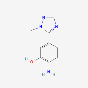 2-Amino-5-(1-methyl-1h-1,2,4-triazol-5-yl)phenol