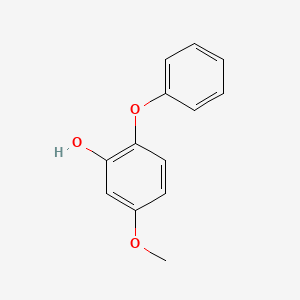 molecular formula C13H12O3 B13492327 5-Methoxy-2-phenoxyphenol 