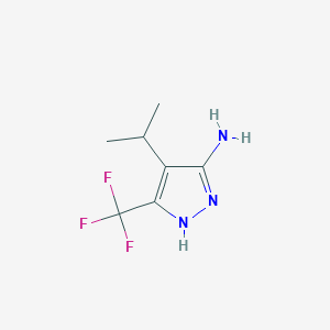 4-(Propan-2-yl)-3-(trifluoromethyl)-1h-pyrazol-5-amine