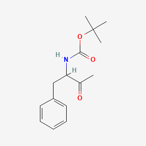 tert-butyl N-(3-oxo-1-phenylbutan-2-yl)carbamate