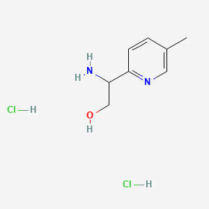 2-Amino-2-(5-methylpyridin-2-yl)ethan-1-ol dihydrochloride