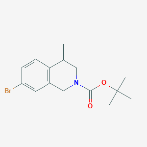 tert-Butyl 7-bromo-4-methyl-3,4-dihydroisoquinoline-2(1H)-carboxylate