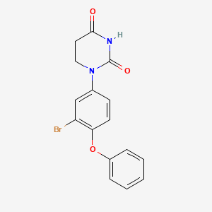 1-(3-Bromo-4-phenoxy-phenyl)hexahydropyrimidine-2,4-dione