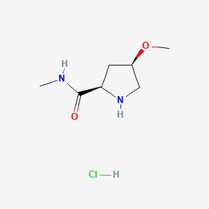 (2R,4R)-4-methoxy-N-methylpyrrolidine-2-carboxamide hydrochloride