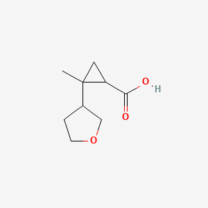 2-methyl-2-(oxolan-3-yl)cyclopropane-1-carboxylic acid, Mixture of diastereomers