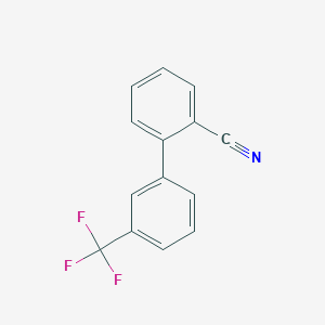 molecular formula C14H8F3N B1349248 2-[3-(三氟甲基)苯基]苯甲腈 CAS No. 501427-87-8