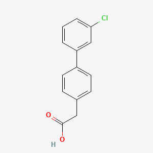 2-(3'-Chloro-[1,1'-biphenyl]-4-yl)acetic acid