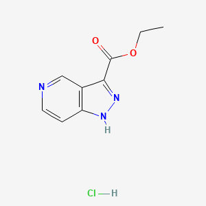 ethyl 1H-pyrazolo[4,3-c]pyridine-3-carboxylate hydrochloride