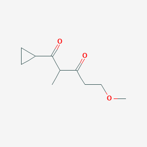 1-Cyclopropyl-5-methoxy-2-methylpentane-1,3-dione