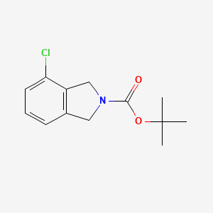 molecular formula C13H16ClNO2 B13492581 Tert-butyl 4-chloroisoindoline-2-carboxylate 