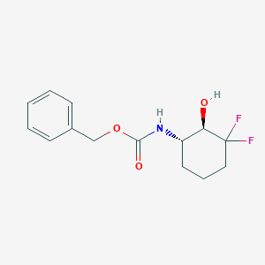 Benzyl ((1S,2R)-3,3-difluoro-2-hydroxycyclohexyl)carbamate