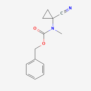 1-[Cbz(methyl)amino]cyclopropanecarbonitrile