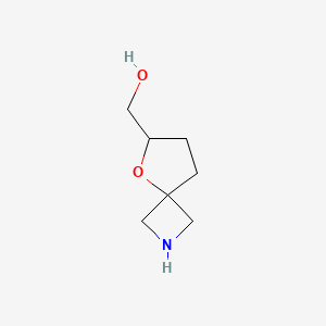 molecular formula C7H13NO2 B13492771 {5-Oxa-2-azaspiro[3.4]octan-6-yl}methanol 