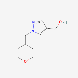 {1-[(Oxan-4-yl)methyl]-1h-pyrazol-4-yl}methanol