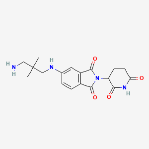 5-[(3-Amino-2,2-dimethyl-propyl)amino]-2-(2,6-dioxo-3-piperidyl)isoindoline-1,3-dione