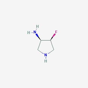 (3R,4S)-4-Fluoropyrrolidin-3-amine