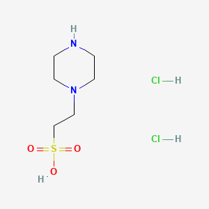 2-(Piperazin-1-yl)ethane-1-sulfonic acid dihydrochloride