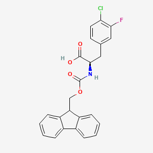 N-Fmoc-4-chloro-3-fluoro-D-phenylalanine