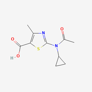 2-[Acetyl(cyclopropyl)amino]-4-methyl-1,3-thiazole-5-carboxylic acid