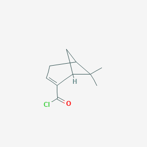 molecular formula C10H13ClO B134929 6,6-Dimethylbicyclo[3.1.1]hept-2-ene-2-carbonyl chloride CAS No. 146254-24-2