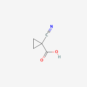 molecular formula C5H5NO2 B1349290 1-氰基环丙烷甲酸 CAS No. 6914-79-0