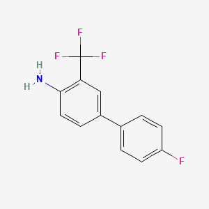 4-(4-Fluorophenyl)-2-(trifluoromethyl)aniline