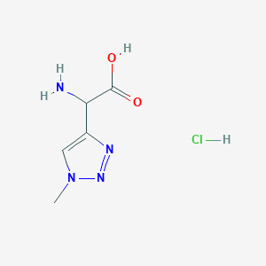 2-amino-2-(1-methyl-1H-1,2,3-triazol-4-yl)acetic acid hydrochloride