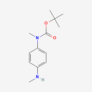 tert-butyl N-methyl-N-[4-(methylamino)phenyl]carbamate