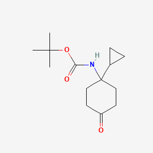 tert-butyl N-(1-cyclopropyl-4-oxocyclohexyl)carbamate