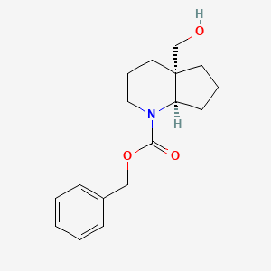 benzyl (4aS,7aR)-4a-(hydroxymethyl)-3,4,5,6,7,7a-hexahydro-2H-cyclopenta[b]pyridine-1-carboxylate