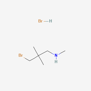 (3-Bromo-2,2-dimethylpropyl)(methyl)amine hydrobromide