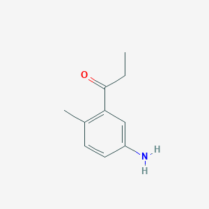 1-(5-Amino-2-methylphenyl)propan-1-one