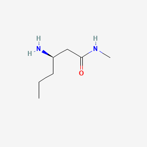 (3R)-3-amino-N-methylhexanamide