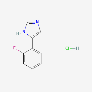 4-(2-fluorophenyl)-1H-imidazole hydrochloride