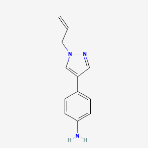 4-(1-Allyl-1h-pyrazol-4-yl)aniline