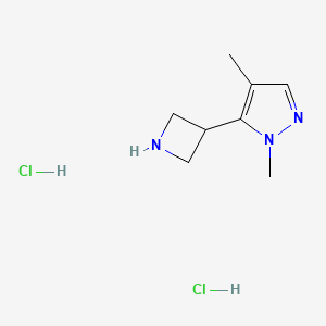 5-(azetidin-3-yl)-1,4-dimethyl-1H-pyrazole dihydrochloride