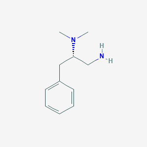 molecular formula C11H18N2 B13493160 (S)-N2,N2-dimethyl-3-phenylpropane-1,2-diamine 