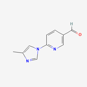 6-(4-Methyl-1h-imidazol-1-yl)-3-pyridinecarboxaldehyde