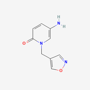 5-Amino-1-(isoxazol-4-ylmethyl)pyridin-2(1h)-one