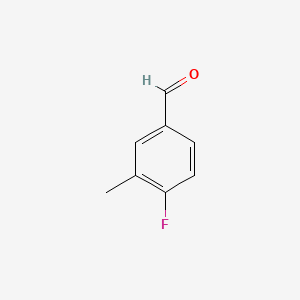 molecular formula C8H7FO B1349321 4-氟-3-甲基苯甲醛 CAS No. 135427-08-6