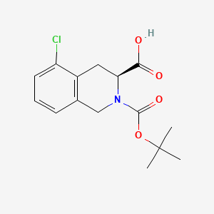 (3S)-2-[(tert-butoxy)carbonyl]-5-chloro-1,2,3,4-tetrahydroisoquinoline-3-carboxylic acid