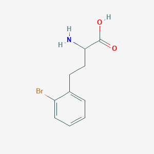 molecular formula C10H12BrNO2 B13493214 2-Amino-4-(2-bromophenyl)butanoic acid 