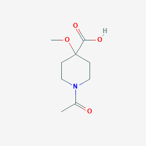 1-Acetyl-4-methoxy-4-piperidinecarboxylic acid