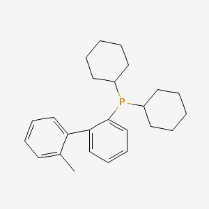 molecular formula C25H33P B1349324 2-(Diciclohexilfosfino)-2'-metilbifenilo CAS No. 251320-86-2